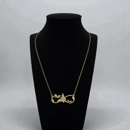 Infinity Butterfly Sparkle Necklace
